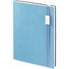 Ежедневник Vivian Metal, недатированный, голубой с логотипом