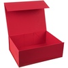 Коробка складная Portada, L, красная с логотипом