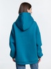 Худи Kulonga Oversize, бирюзовое с логотипом