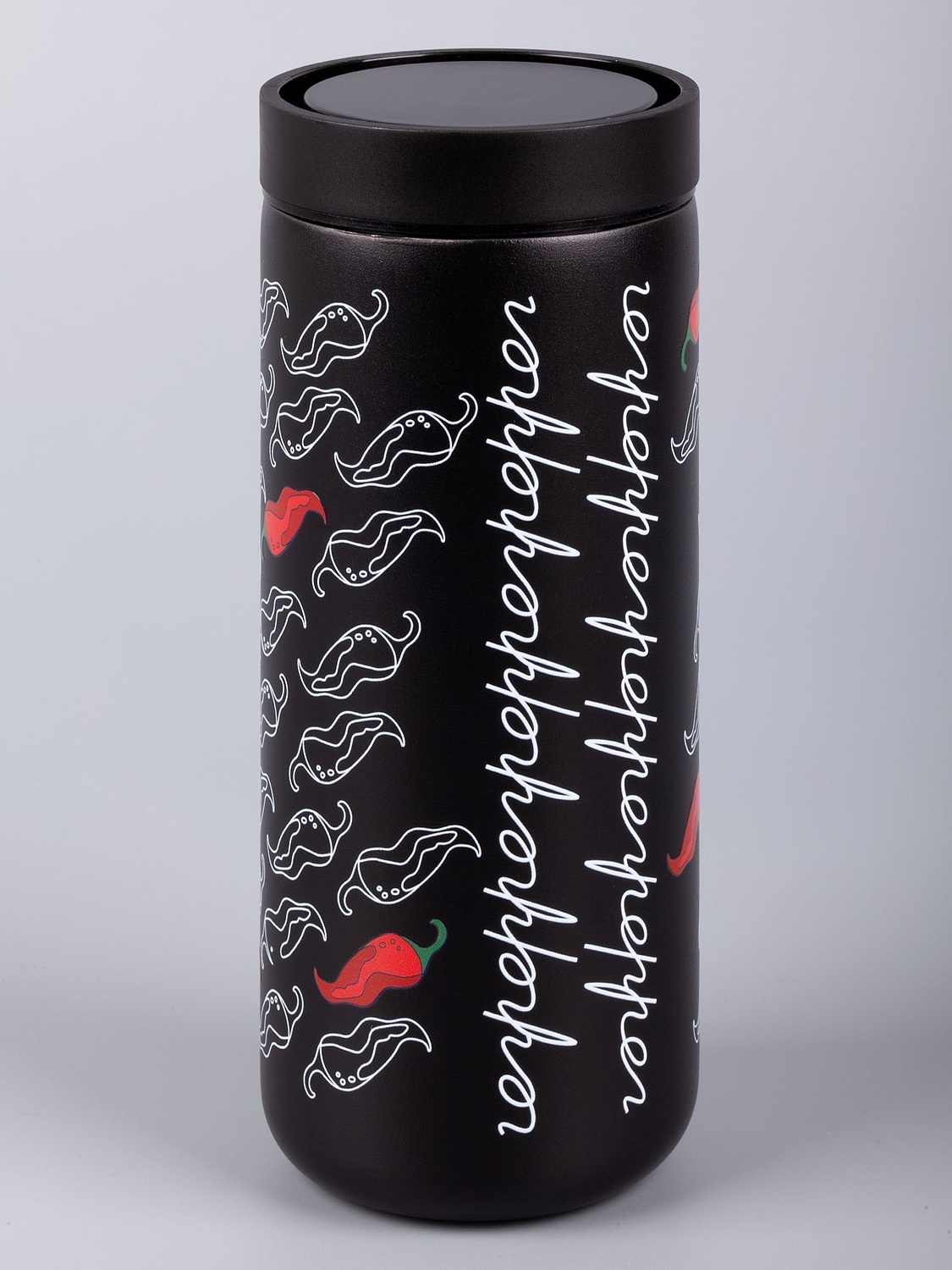 Термостакан Waterford, черный с логотипом