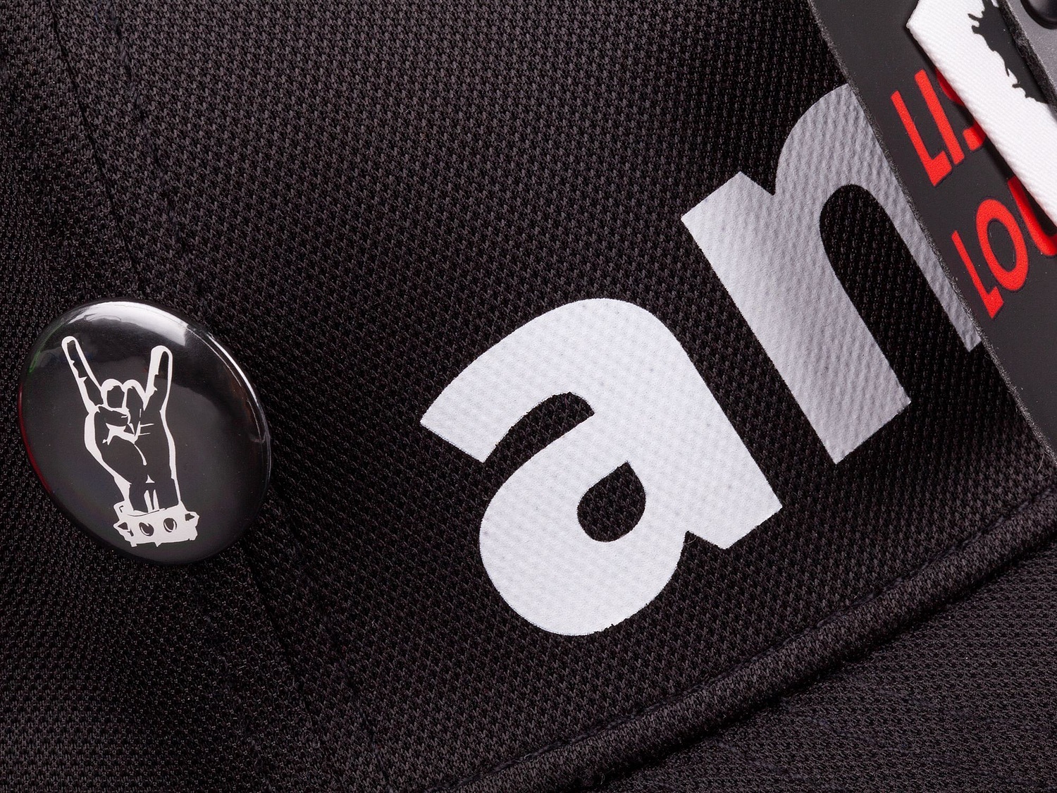 Бейсболка Harris, черная с логотипом