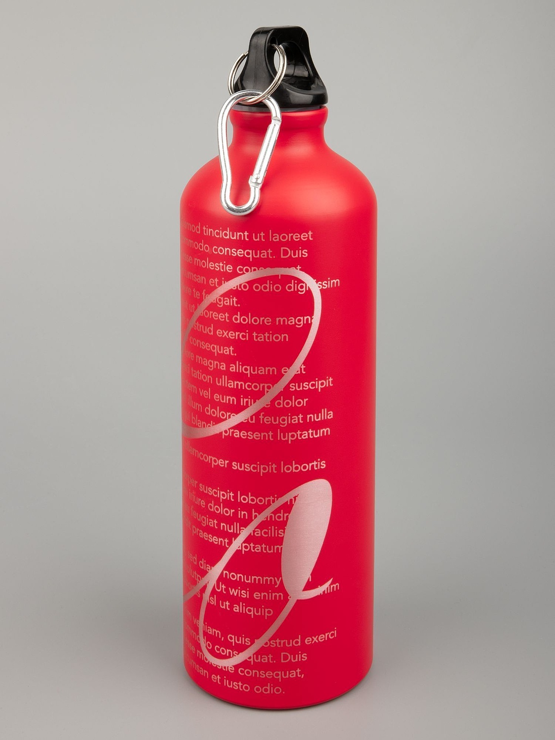 Бутылка для воды Funrun 750, красная с логотипом