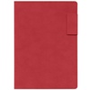 Ежедневник Lable, недатированный, красный с логотипом