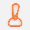 Застежка-карабин Snap Hook, M, оранжевый неон с логотипом