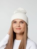 Шапка Urbanite, молочно-белая с логотипом