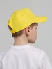 Бейсболка детская Standard Kids, желтая с логотипом
