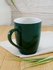 Кружка Good Morning, зеленая с логотипом