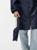 Дождевик Rainman Zip, темно-синий с логотипом