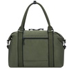 Сумка дорожная Rolling, зеленая с логотипом