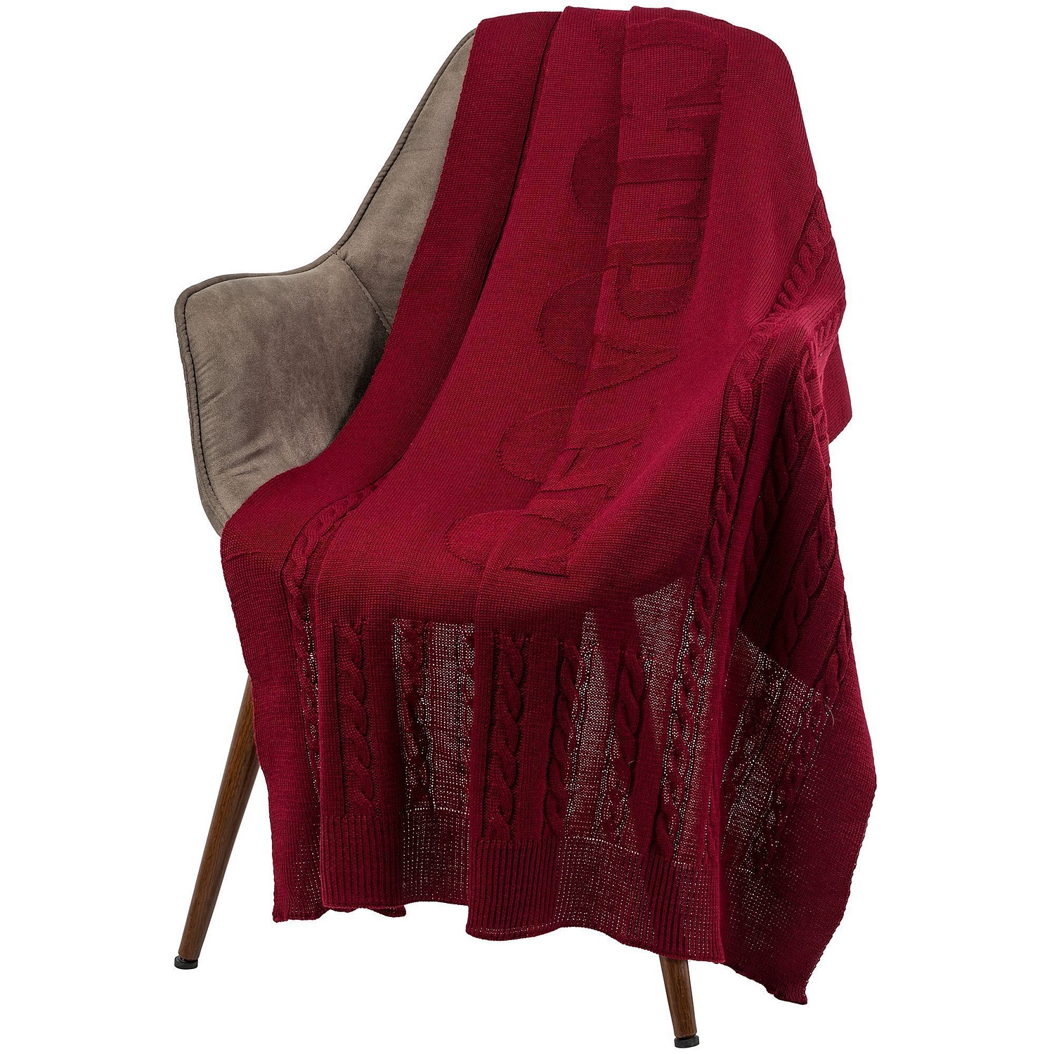 Плед на заказ Heat Trick Plus, М, полушерсть с логотипом