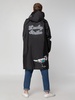 Дождевик Rainman Zip, черный с логотипом