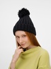 Шапка HappyGo, черная с логотипом