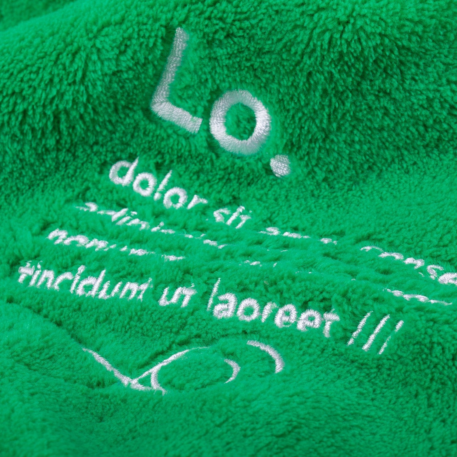 Плед Plush, зеленый