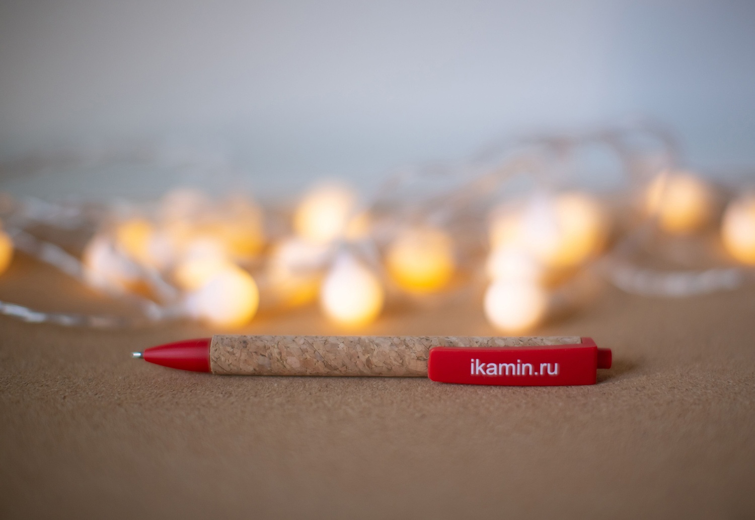 Ручка с тамопечатью на клипе