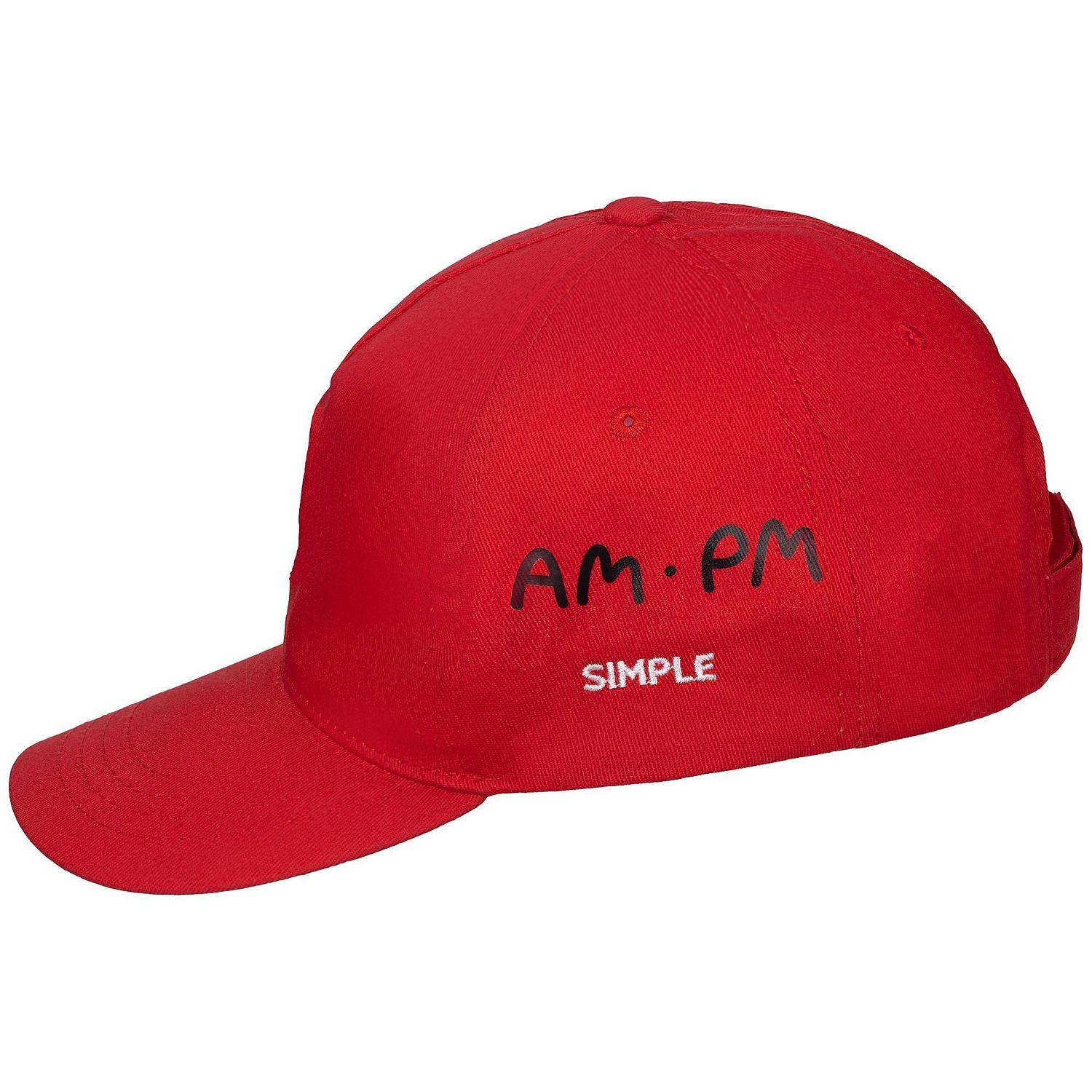 Бейсболка Promo, красная с логотипом