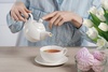 Чайный набор «Эгоист», белый с логотипом