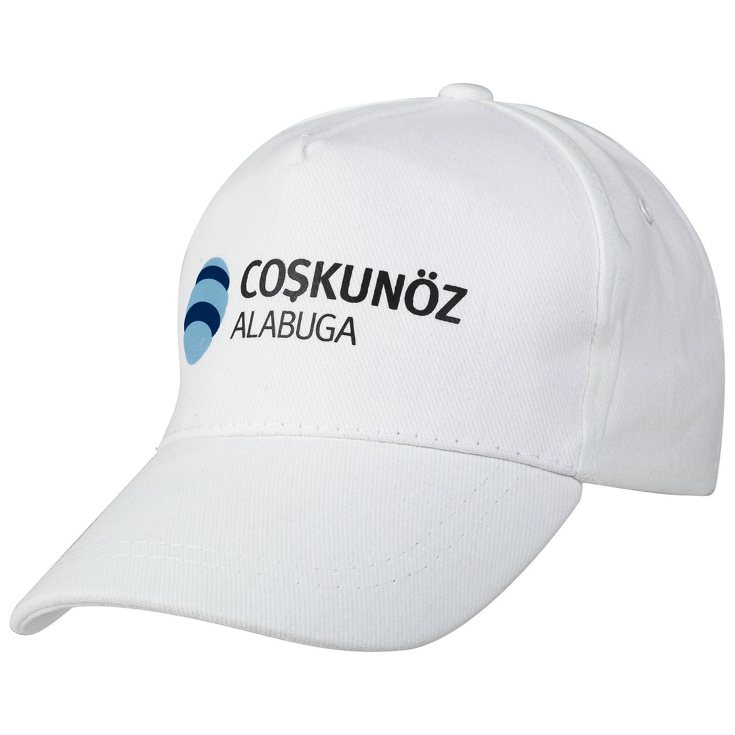 Бейсболка детская Standard Kids, белая с логотипом