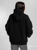 Худи Furry Oversize, черное, размер XS/S