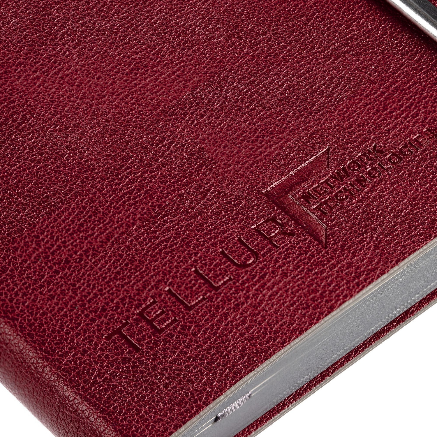 Ежедневник Petrus Flap, недатированный, красный с логотипом