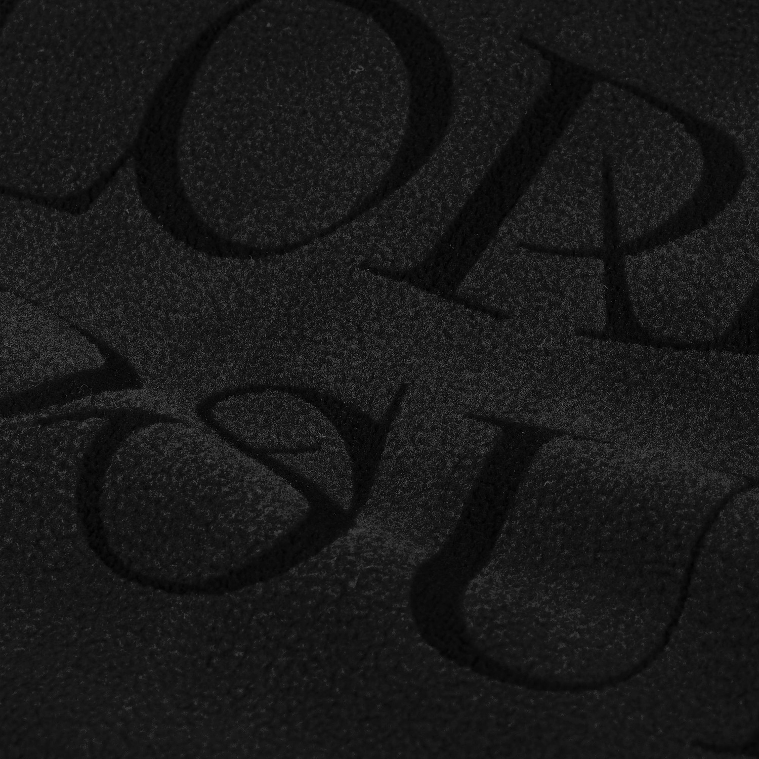 Анорак флисовый унисекс Fliska, черный с логотипом