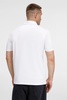 Рубашка поло унисекс Senti, белая с логотипом