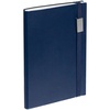 Ежедневник Vivian Metal, недатированный, темно-синий с логотипом