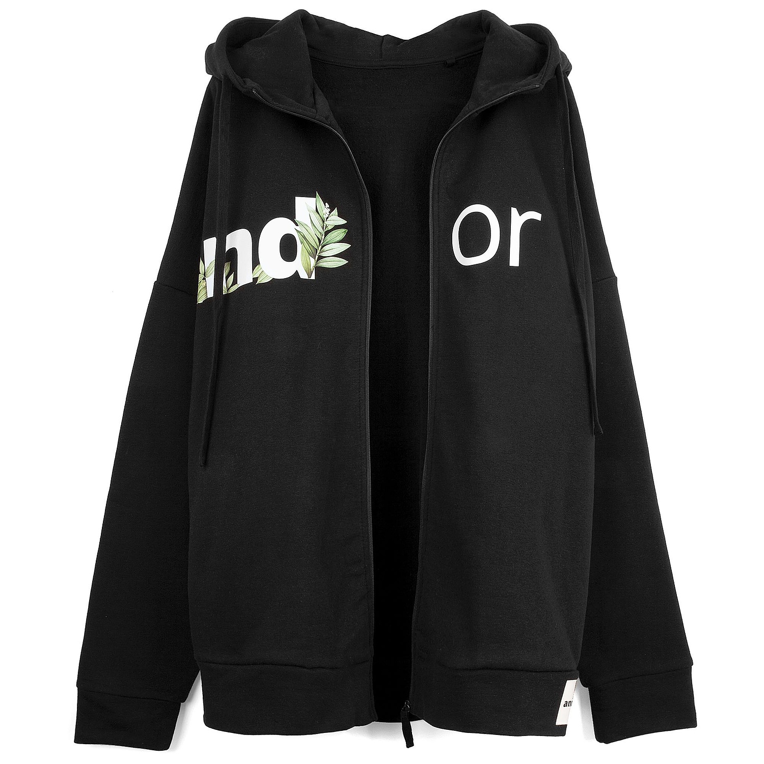 Толстовка унисекс H3, черная с логотипом