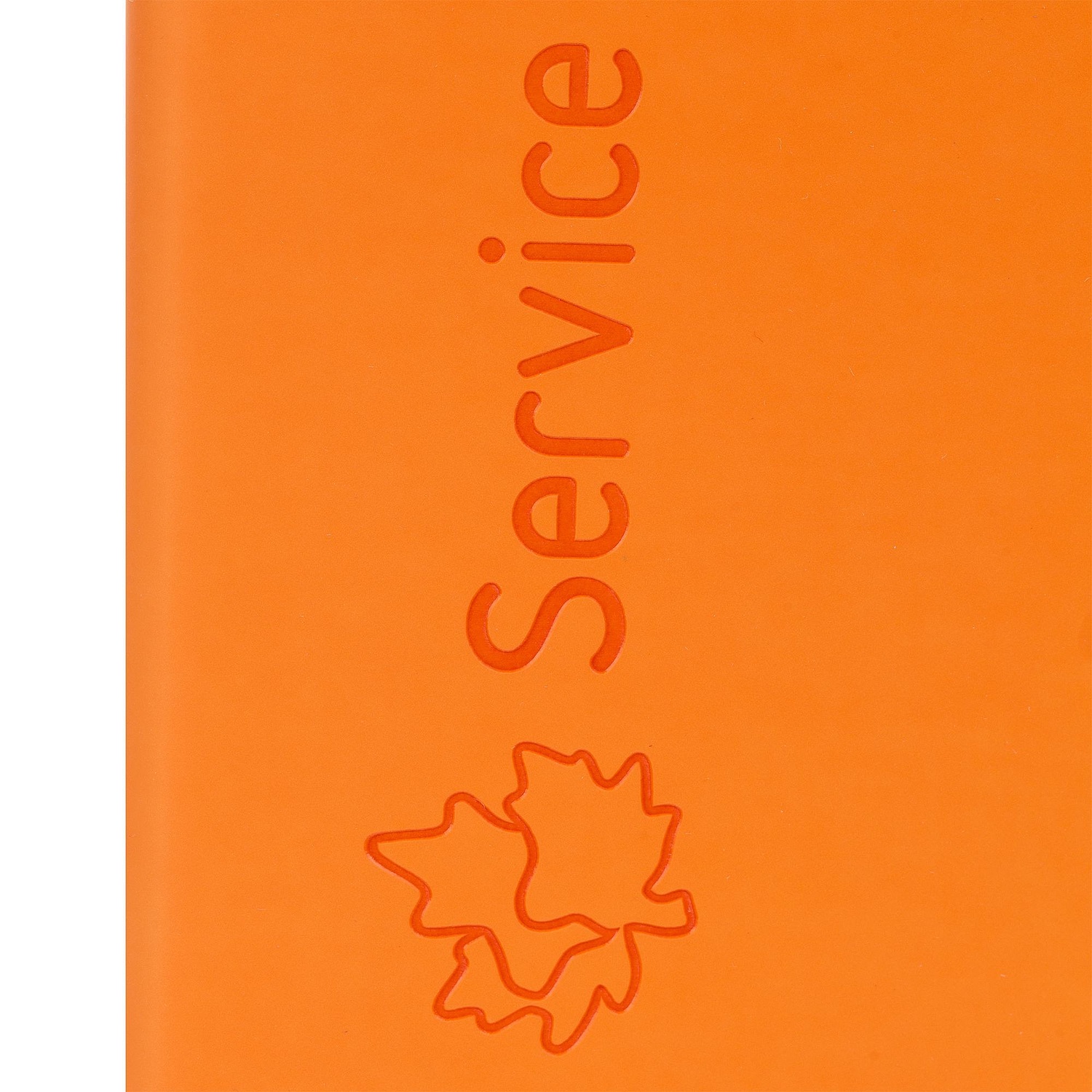 Ежедневник Tact, недатированный, оранжевый с логотипом