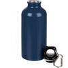 Бутылка для воды Funrun 400, темно-синяя с логотипом