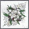Платок шелковый Delicate, каллы с логотипом