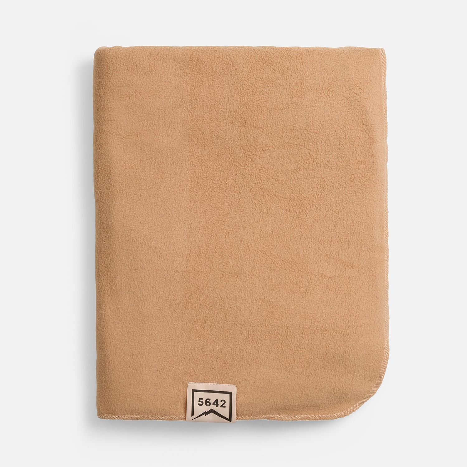 Лейбл тканевый Epsilon, XL, светло-бежевый с логотипом