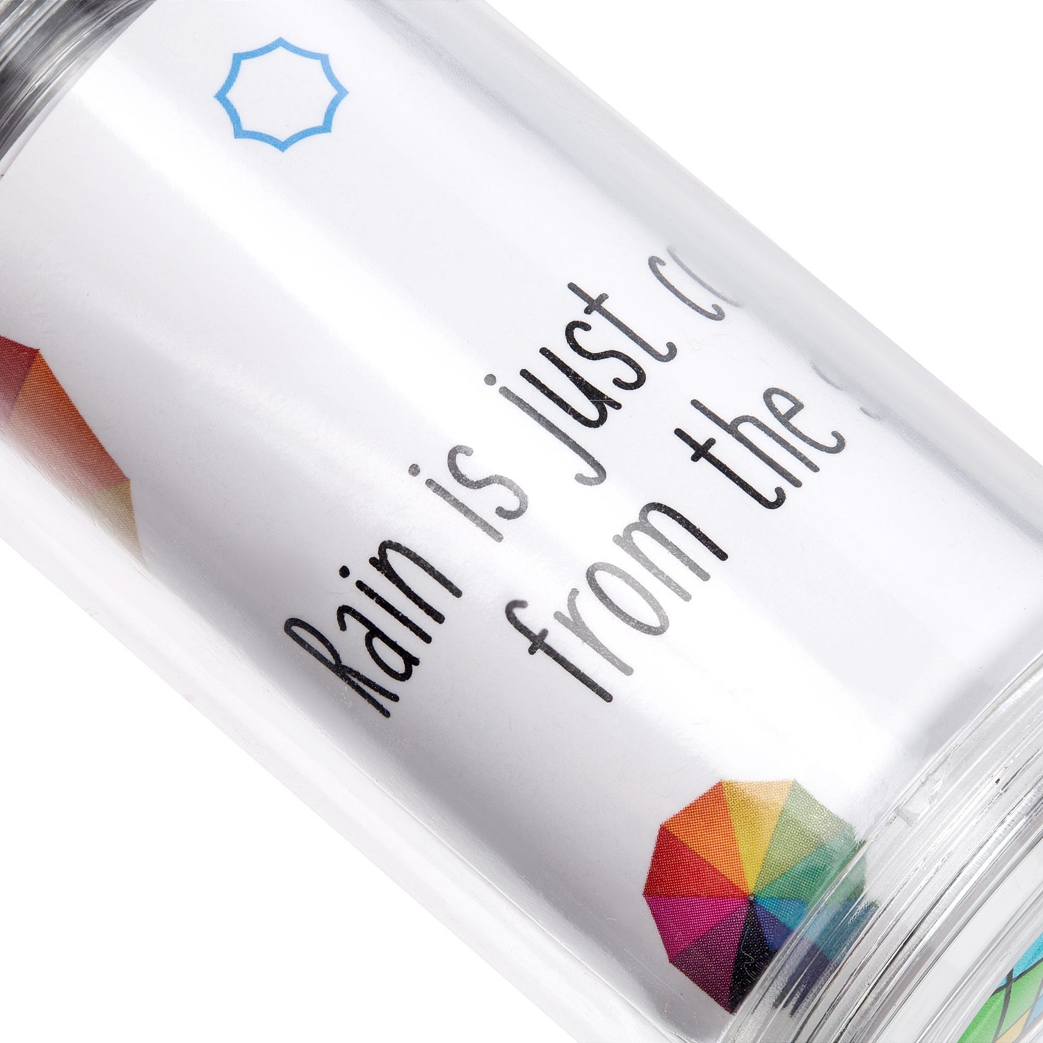 Зонт складной Fillit, синий с логотипом