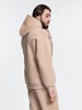 Худи Kulonga Oversize, бежевое с логотипом