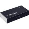 Ключница inStream, зеленая с логотипом