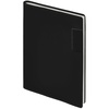 Ежедневник Tact, недатированный, черный с логотипом