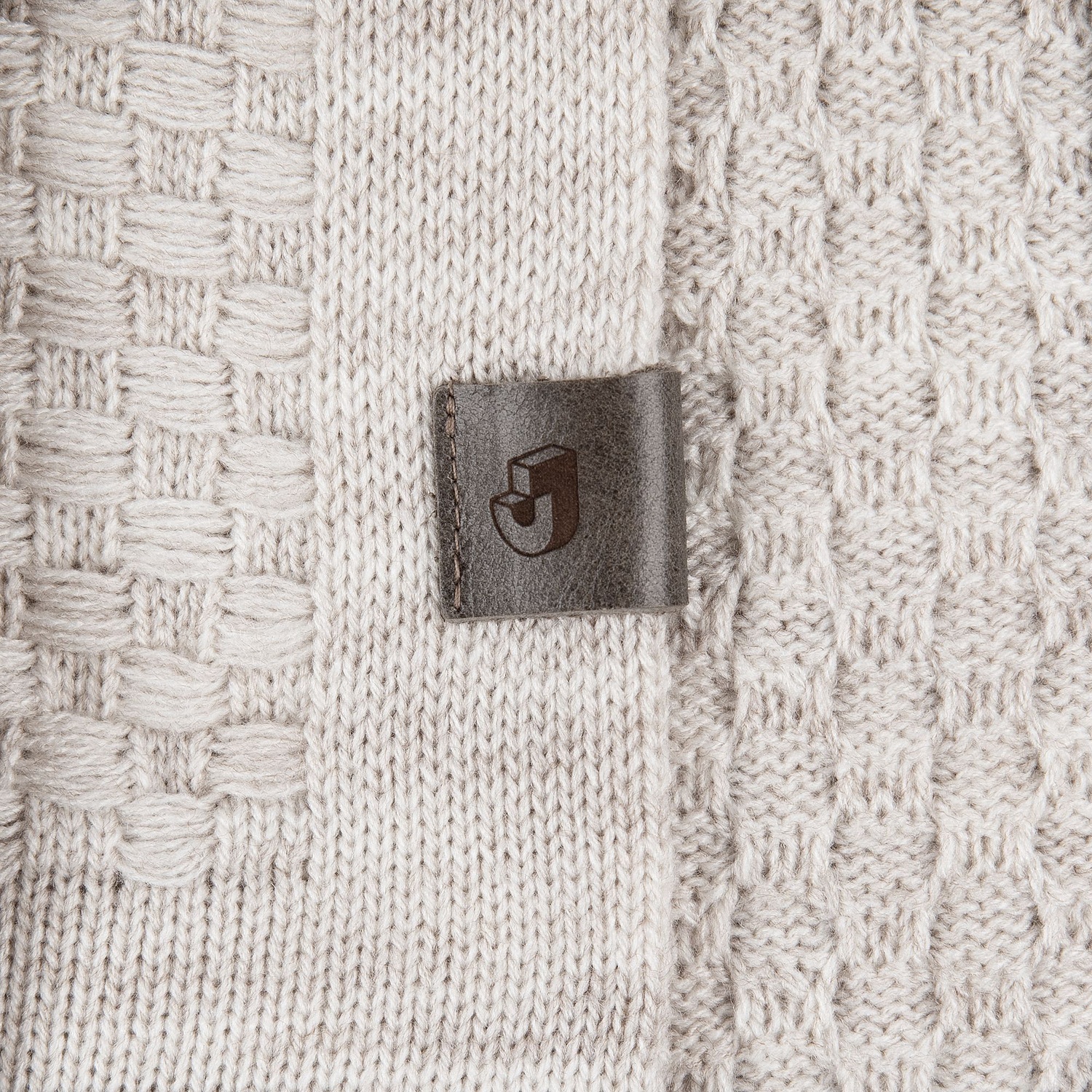 Лейбл кожаный Pasek, XS, серый