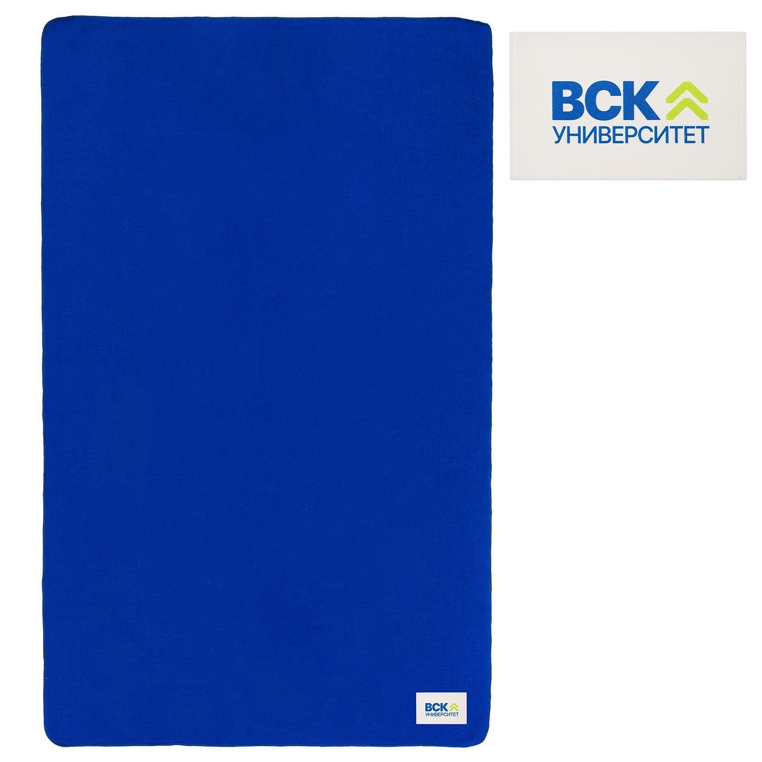 Лейбл из ПВХ Dzeta, ХL, белый с логотипом