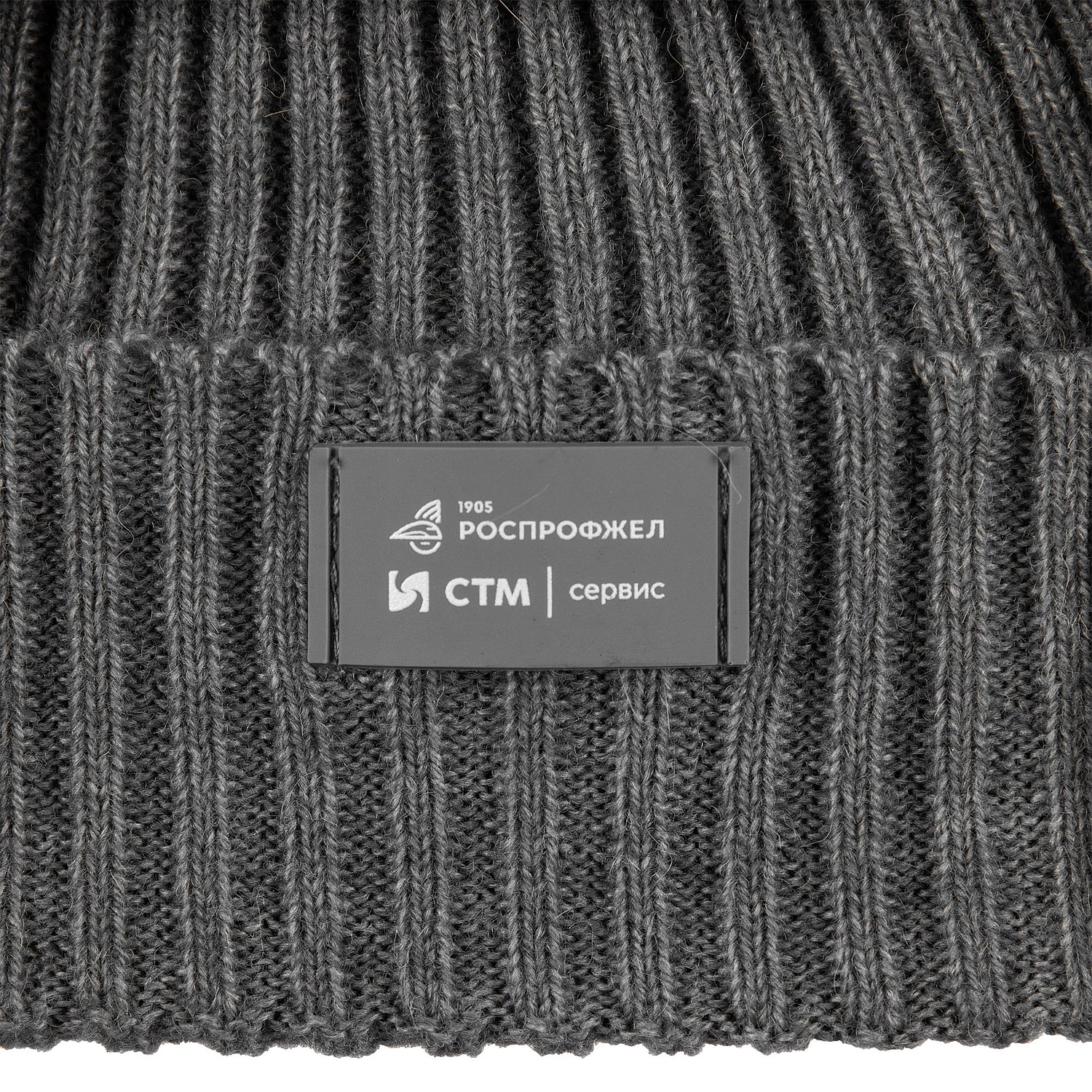 Шапка Alpine, серая с логотипом