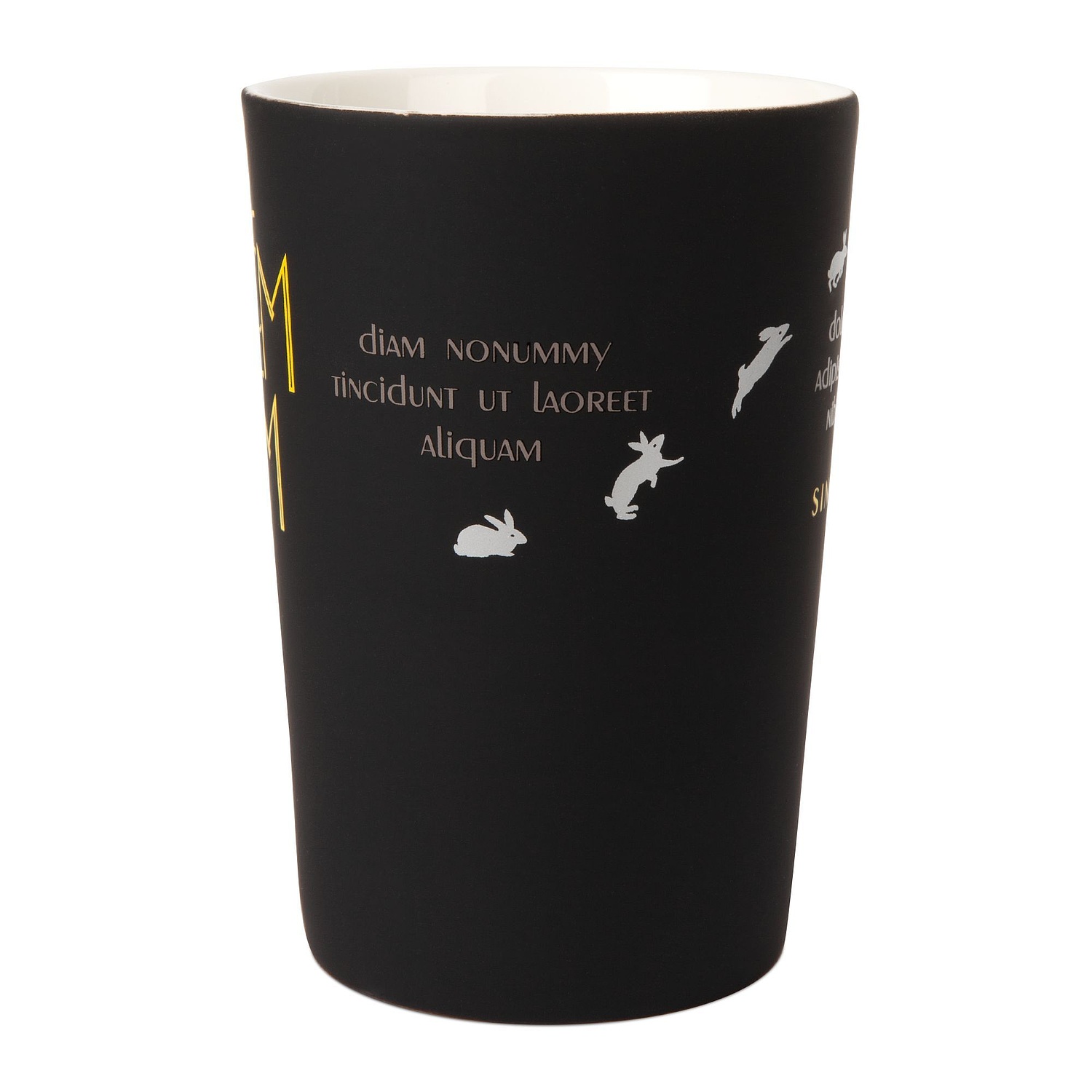 Кружка Best Noon с покрытием софт-тач, черная с логотипом