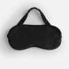Двухстороняя маска для сна Veluto, черная с логотипом