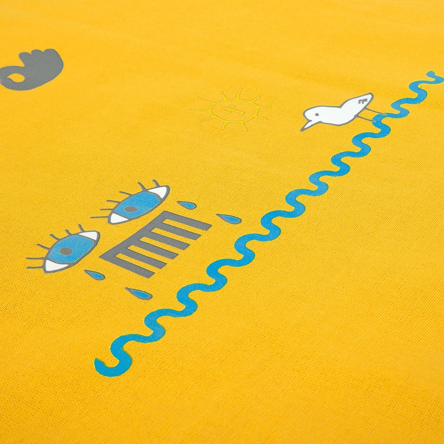 Бандана Overhead, желтая с логотипом