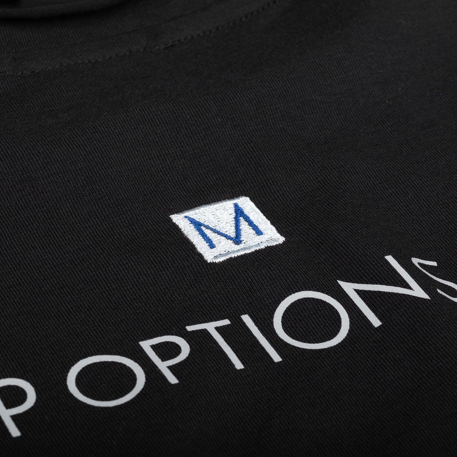 Футболка оверсайз Vozduh 2.0, черная с логотипом