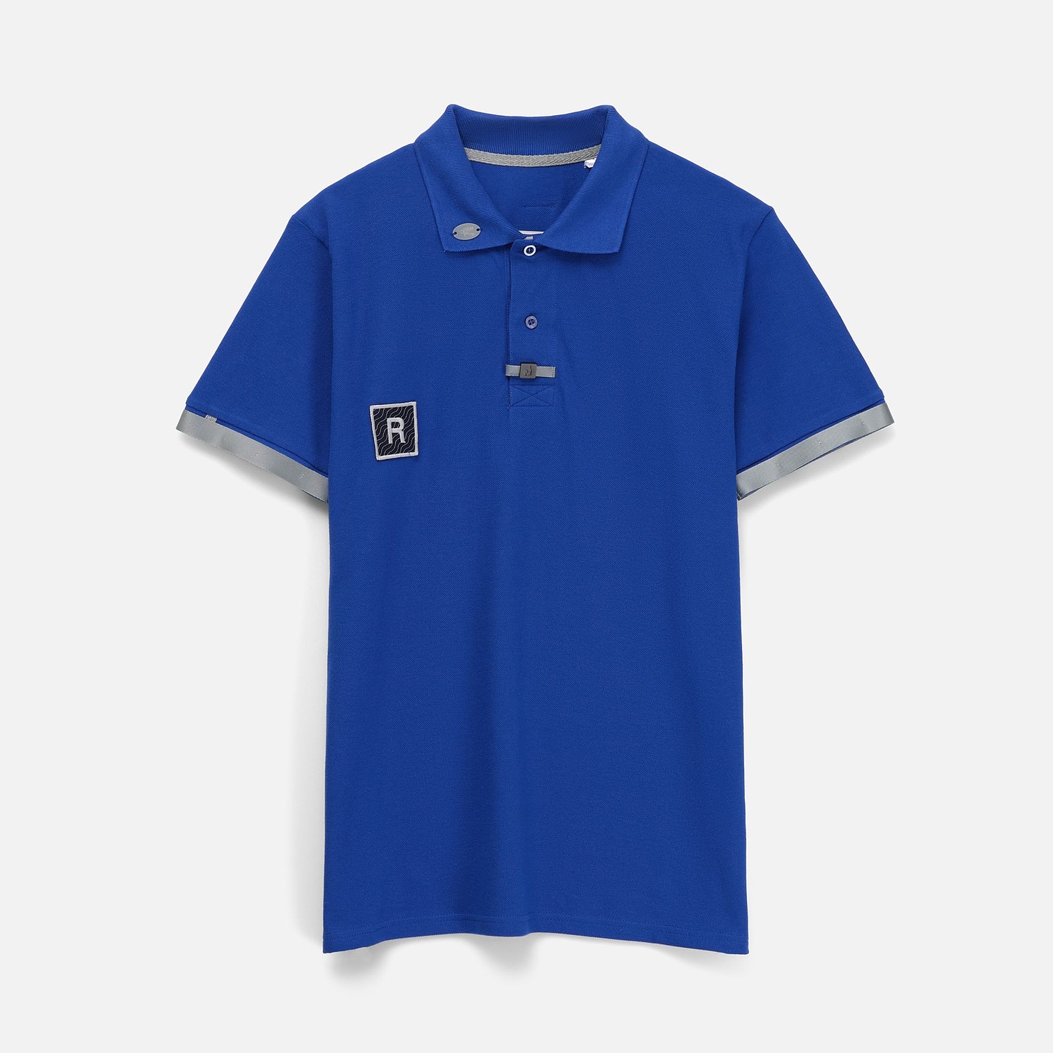 Стропа текстильная Fune 10 S, серая, 10 см с логотипом