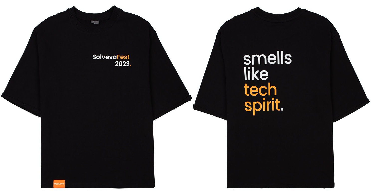 Лейбл тканевый Epsilon, L, оранжевый неон с логотипом