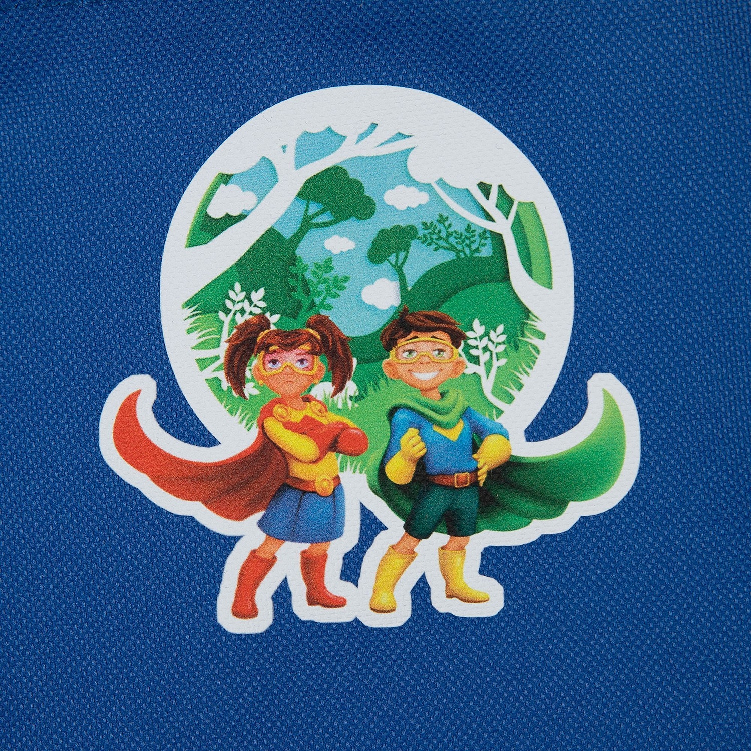 Детский рюкзак Comfit, белый с синим