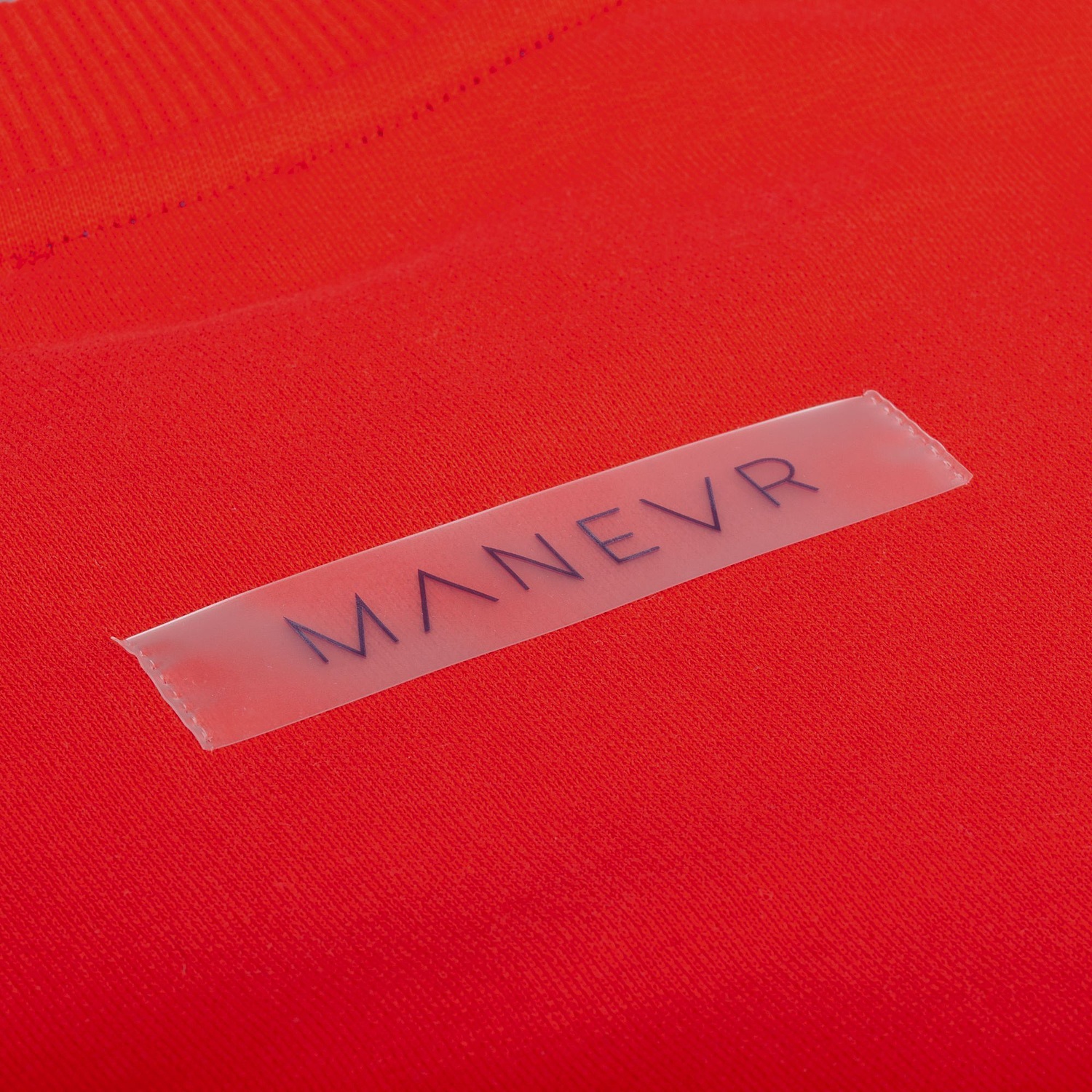 Свитшот унисекс Kosmos 2.0, красный с логотипом