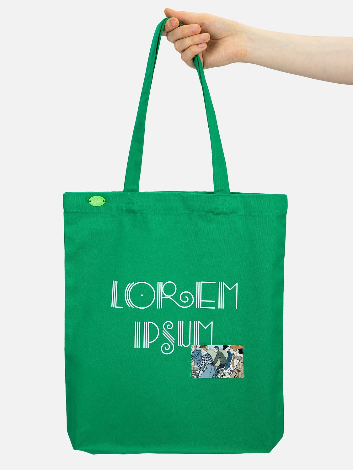 Набор Alanis, черный с зеленым с логотипом