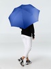 Зонт складной Fiber, ярко-синий с логотипом