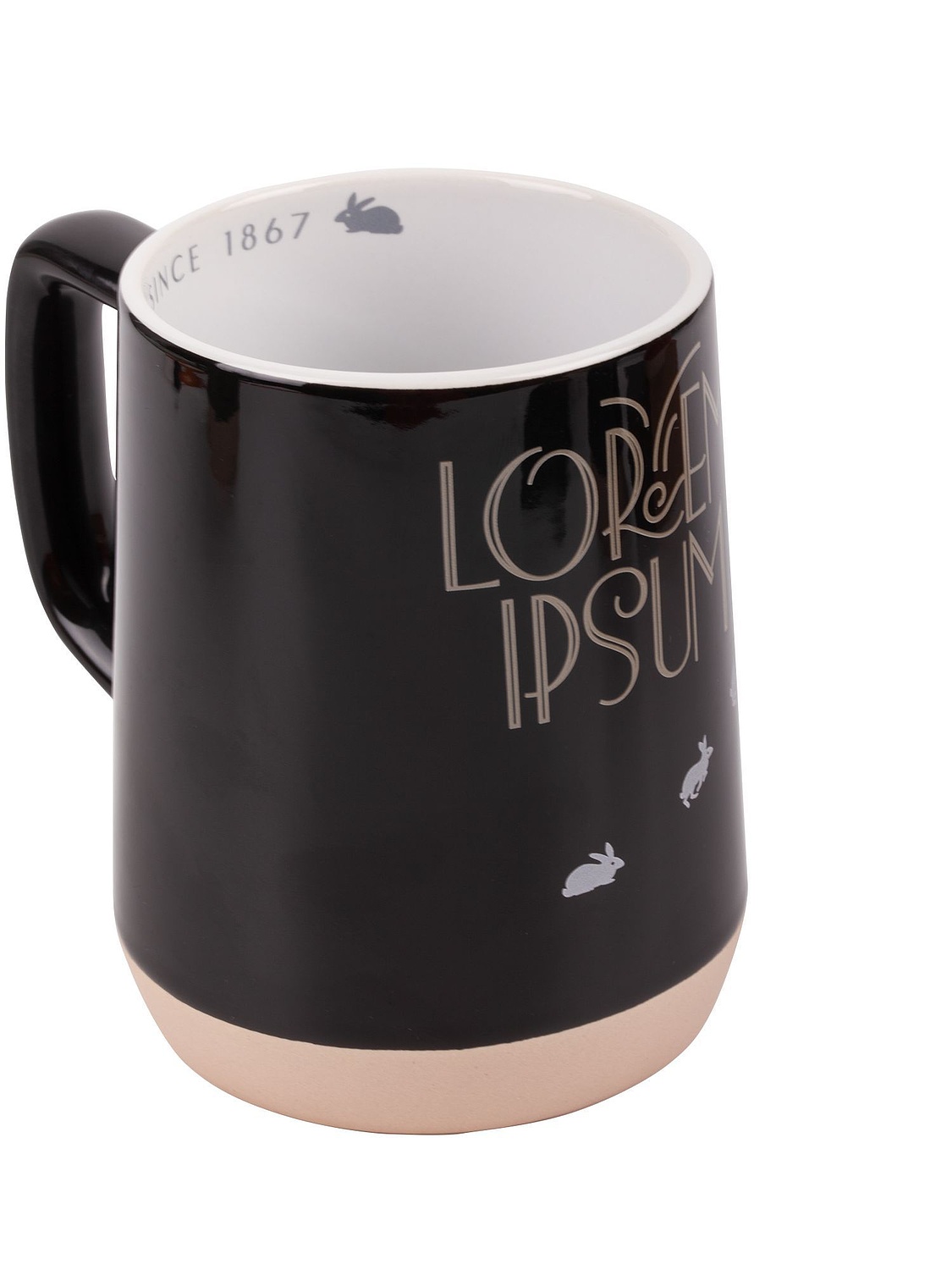 Кружка Gonna, черная с логотипом