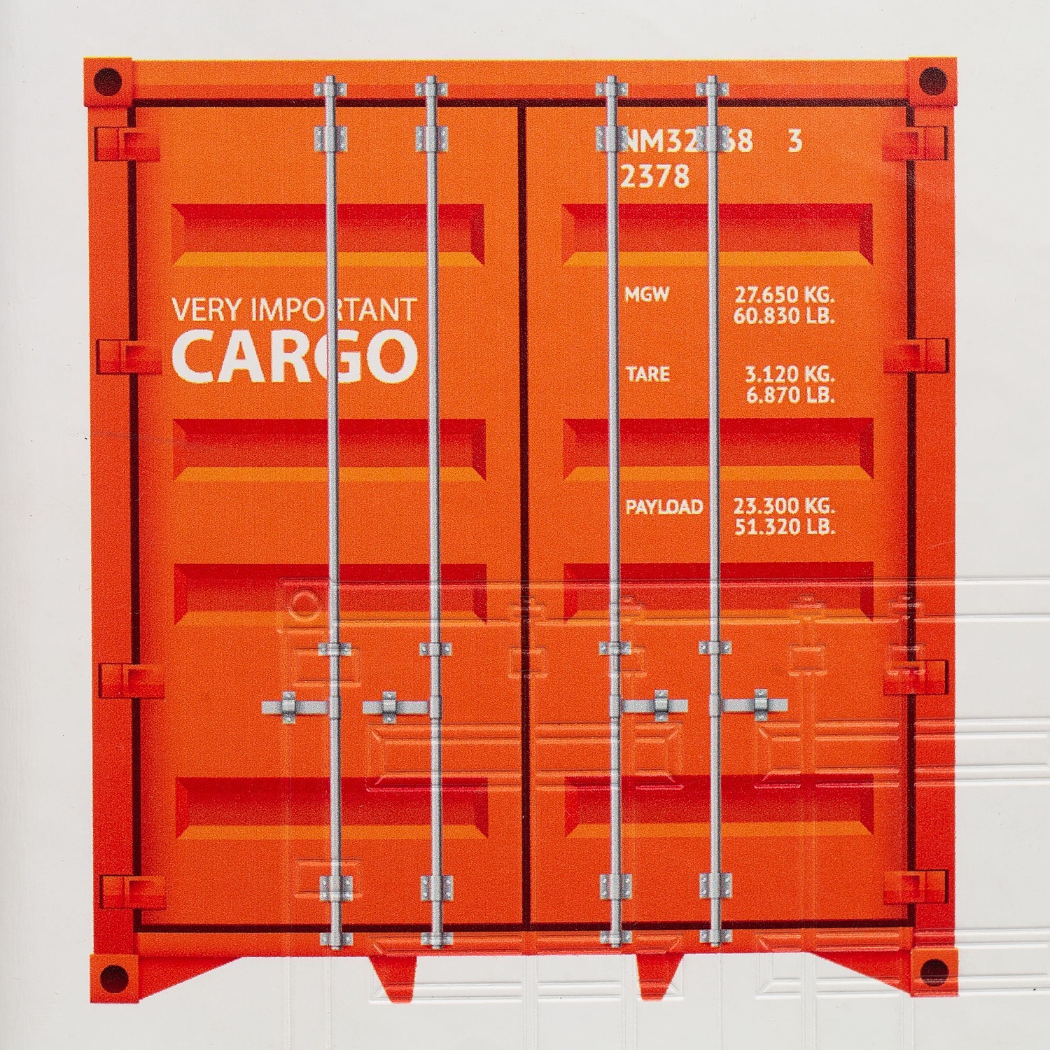 Ежедневник White Shall, недатированный, бело-оранжевый с логотипом